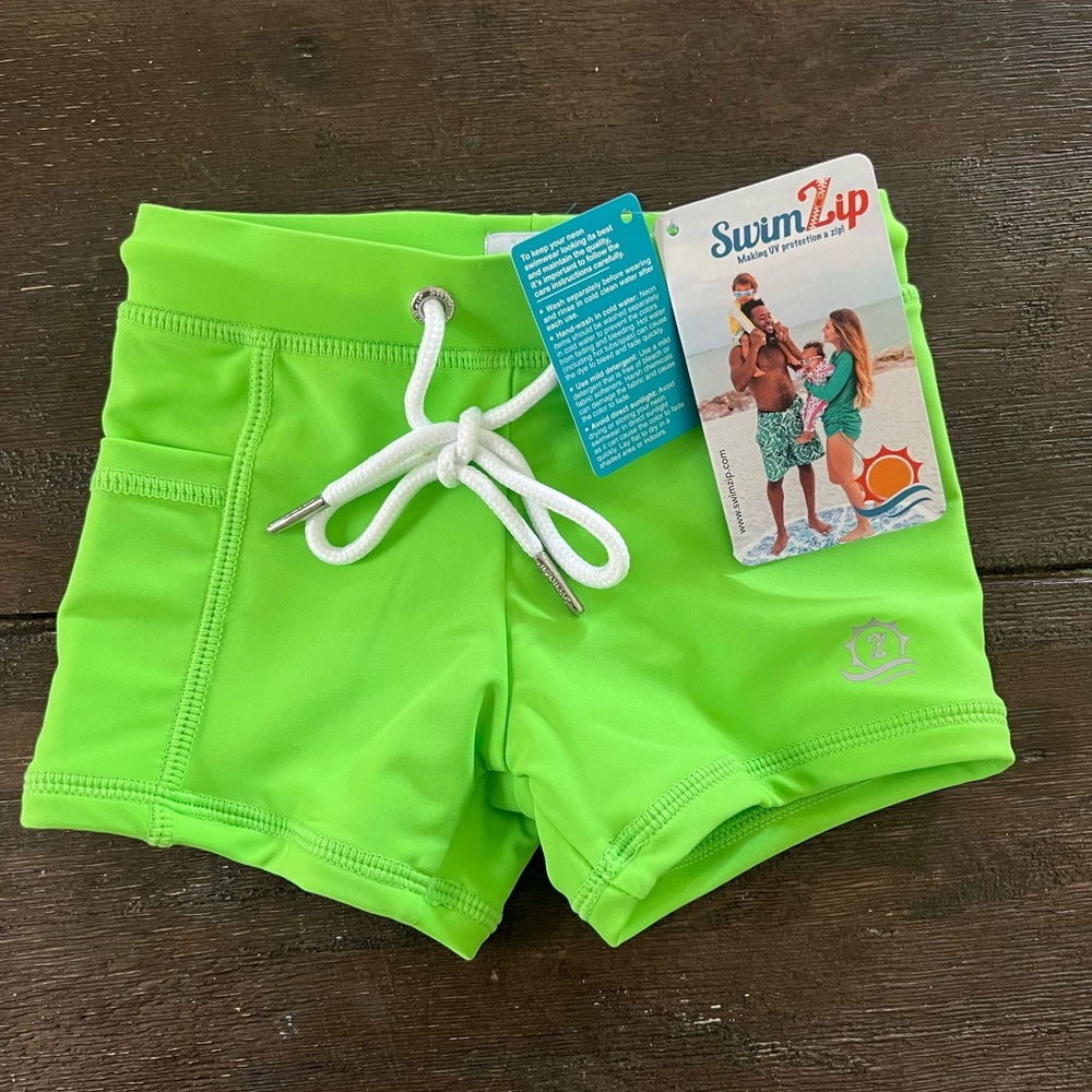 NWT SwimZip Euro Style Shorts 2T
